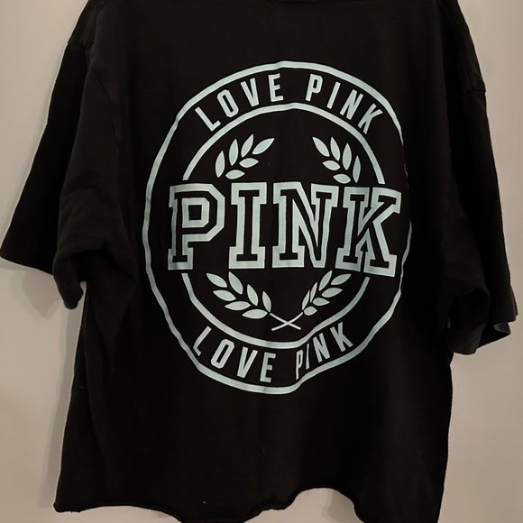 Small Pink by Victoria Secret-Love Pink Crop Top - Picture 2 of 3